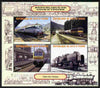 Ivory Coast 2011 Railways - Trains of Europe perf sheetlet containing 4 values unmounted mint. Note this item is privately produced and is offered purely on its thematic appeal