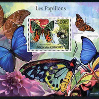 Comoro Islands 2011 Butterflies #1 perf m/sheet unmounted mint