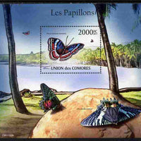 Comoro Islands 2011 Butterflies #3 perf m/sheet unmounted mint