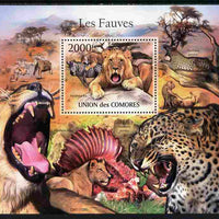 Comoro Islands 2011 Big Cats perf m/sheet unmounted mint