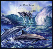 Comoro Islands 2011 Dolphins perf m/sheet unmounted mint