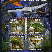 Guinea - Bissau 2011 Dinosaurs perf sheetlet containing 4 values unmounted mint Michel 5333-36
