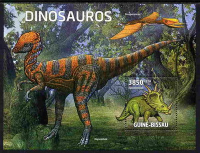 Guinea - Bissau 2011 Dinosaurs perf s/sheet unmounted mint Michel BL 915