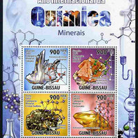 Guinea - Bissau 2011 International Chemical Year perf sheetlet containing 4 values unmounted mint Michel 5303-06