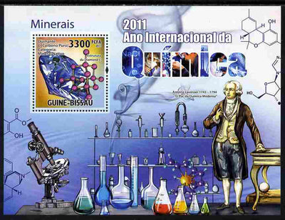 Guinea - Bissau 2011 International Chemical Year perf s/sheet unmounted mint Michel BL 909