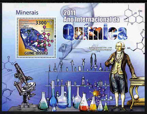 Guinea - Bissau 2011 International Chemical Year perf s/sheet unmounted mint Michel BL 909