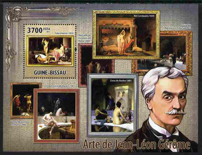 Guinea - Bissau 2011 Paintings of Jean-Leon Gerome perf s/sheet unmounted mint Michel BL 918