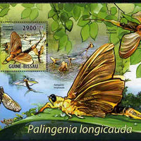 Guinea - Bissau 2011 Insects - Palinenia longicauda (Tisza Mayfly) perf s/sheet unmounted mint Michel BL 917