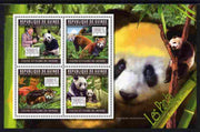 Guinea - Conakry 2011 Pandas perf sheetlet containing 4 values unmounted mint