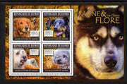 Guinea - Conakry 2011 Dogs perf sheetlet containing 4 values unmounted mint