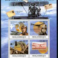 Mozambique 2011 Centenary of First World Air Mail perf sheetlet containing 4 values unmounted mint Michel 4499-4502
