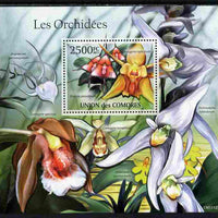 Comoro Islands 2011 Orchids perf s/sheet unmounted mint