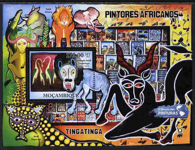 Mozambique 2011 African Paintings perf s/sheet unmounted mint