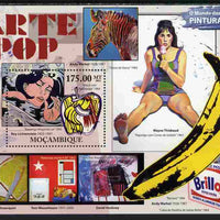 Mozambique 2011 Pop Art Paintings perf s/sheet unmounted mint