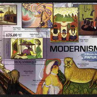 Mozambique 2011 Modernist Paintings perf s/sheet unmounted mint