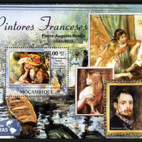 Mozambique 2011 French Paintings perf s/sheet unmounted mint