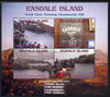 Easdale 2011 World Stone Skimming Championships perf sheetlet containing 4 values unmounted mint