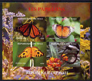Mali 2011 Butterflies #1 imperf sheetlet containing 4 values unmounted mint. Note this item is privately produced and is offered purely on its thematic appeal, it has no postal validity