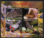 Mali 2011 Butterflies #2 perf sheetlet containing 4 values unmounted mint. Note this item is privately produced and is offered purely on its thematic appeal
