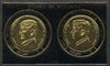 Manama 1970 Heroes of Humanity imperf gold foil m/sheet featuring John & Robert Kennedy unmounted mint, Mi BL 49