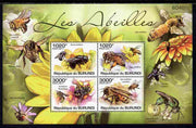 Burundi 2011 Bees perf sheetlet containing 4 values unmounted mint