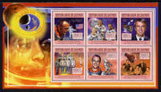 Guinea - Conakry 2011 50th Anniversary of First American in Space perf sheetlet containing 6 values unmounted mint Michel 8446-51