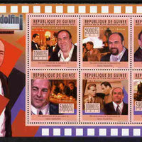 Guinea - Conakry 2011 50th Birth Anniversary of James Gandolfini perf sheetlet containing 6 values unmounted mint Michel 8474-79