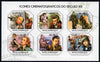 Mozambique 2011 Cinema Icons of the 20th Century perf sheetlet containing six octagonal shaped values unmounted mint