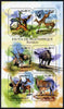 Mozambique 2011 Antelopes perf sheetlet containing six octagonal shaped values unmounted mint