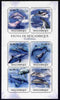 Mozambique 2011 Dolphins perf sheetlet containing six octagonal shaped values unmounted mint
