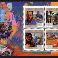 Guinea - Conakry 2011 History of Art - Fauvist Art perf sheetlet containing 4 values unmounted mint