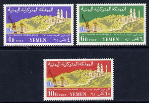 Yemen - Kingdom 1961 Hodeida-Sana Highway unmounted mint set of 3, SG 156-58