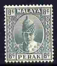 Malaya - Perak 1938-41 Sultan 8c grey mounted mint SG110