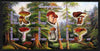 Chad 2012 Mushrooms #2 imperf sheetlet containing 6 values unmounted mint