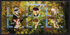 Chad 2012 Mushrooms #4 perf sheetlet containing 6 values cto used