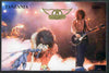 Tanzania 1996 Aerosmith #1 imperf deluxe m/sheet 2,000s value on thin card with gold embossing and numbered on reverse unmounted mint