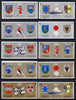 Sharjah 1972 Sapporo Winter Pre-Winter Olympics imperf set of 10 unmounted mint (Mi 825-34B)