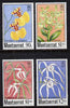 Montserrat 1985 Orchids set of 4 unmounted mint, SG 631-4