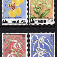 Montserrat 1985 Orchids set of 4 unmounted mint, SG 631-4