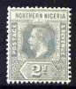 Northern Nigeria 1912 KG5 MCA 2d grey mounted mint SG 42