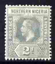 Northern Nigeria 1912 KG5 MCA 2d grey mounted mint SG 42