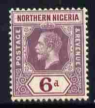 Northern Nigeria 1912 KG5 MCA 6d dull & bright purple mounted mint SG 46