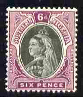 Southern Nigeria 1901-02 QV 6d black & purple mounted mint SG 5