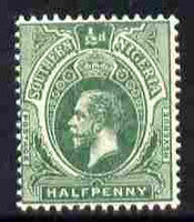 Southern Nigeria 1912 KG5 MCA 1/2d green mounted mint SG 45