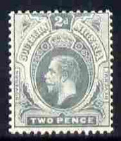 Southern Nigeria 1912 KG5 MCA 2d grey mounted mint SG 47