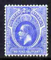 Southern Nigeria 1912 KG5 MCA 2.5d blue mounted mint SG 48