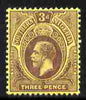 Southern Nigeria 1912 KG5 MCA 3d purple on yellow mounted mint SG 49
