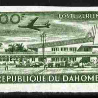 Dahomey 1963 Air 300f (Cotonou Airport) unmounted mint imperf colour trial proof (several different combinations available but price is for ONE) as SG 196
