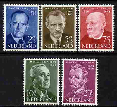 Netherlands 1954 Cultural & Social Relief Fund set of 5 unmounted mint, SG 796-800