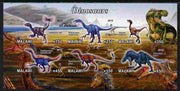 Malawi 2012 Dinosaurs #02 imperf sheetlet containing 6 values unmounted mint